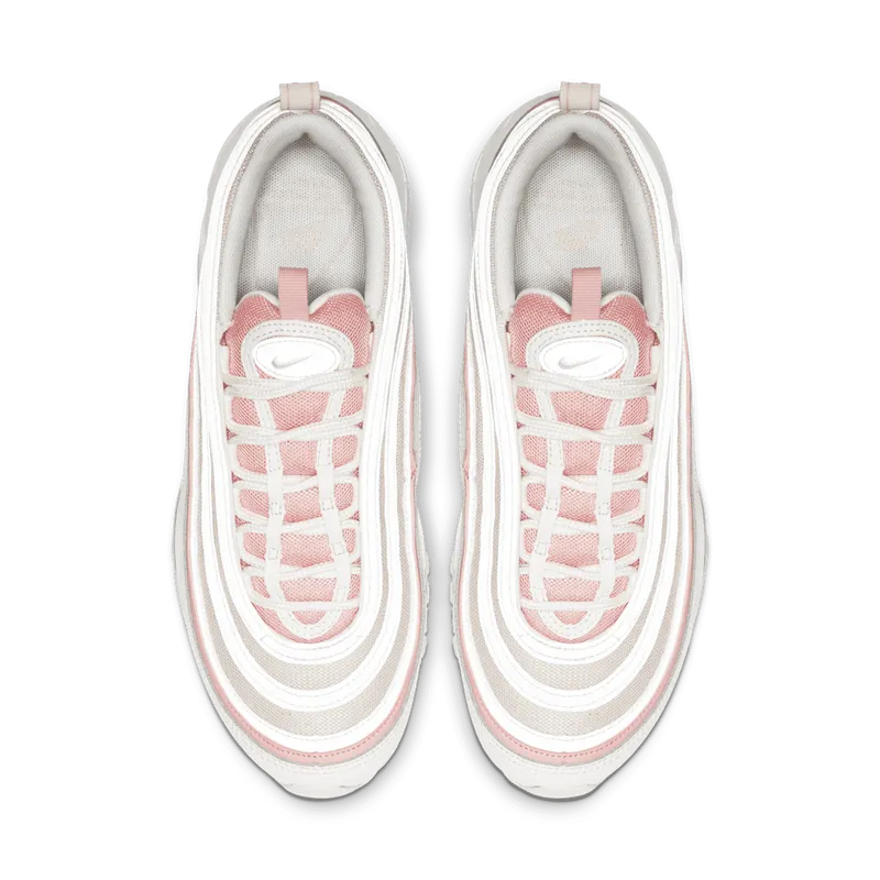 Nike Air Max 97 Summit White Bleached Coral (W) Summit White/Summit White-Bleached Coral-Desert Sand-White (921733-104)