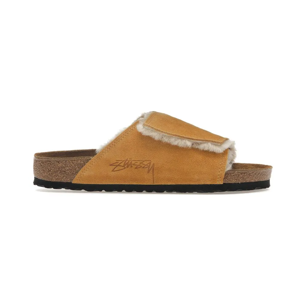 Birkenstock Solana Shearling Slide Stussy Caramel (1027686)