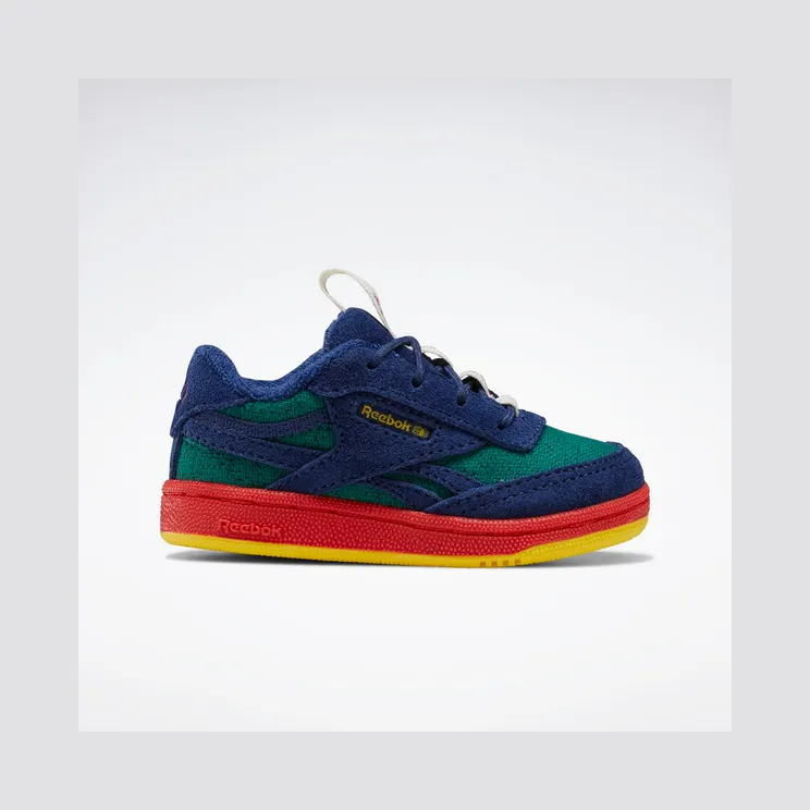 Reebok De Animals Observatory Club C Revenge Schoenen Night Navy / Flannel Green / Fireball Red