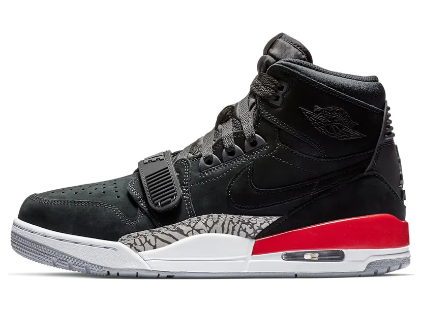 Jordan Legacy 312 Black Fire Red