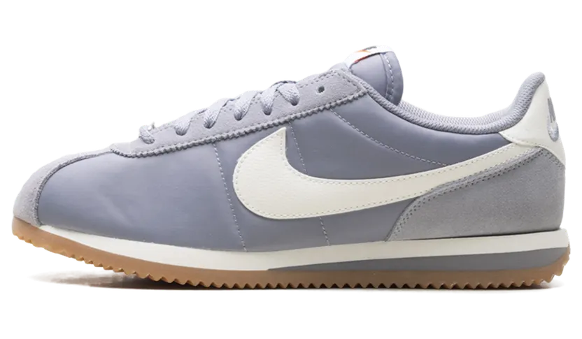 Nike Cortez Textile “Cement Grey Gum Light Brown Safety Orange Sail” (DZ2795-005)