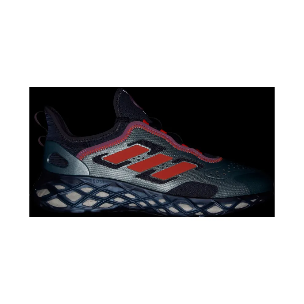 Adidas Web BOOST Running Sportswear Lifestyle Magic Grey Met / Impact Orange / Shadow Navy (GZ6444)