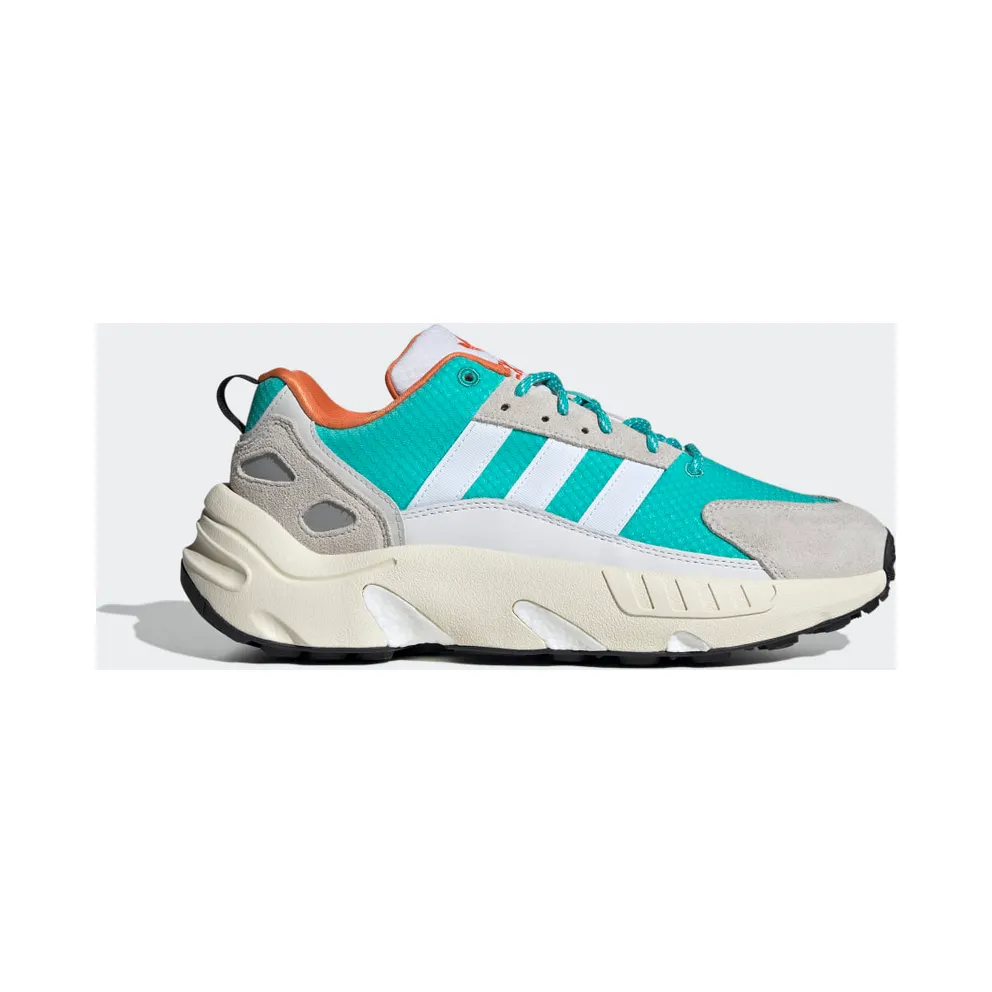 Adidas ZX 22 BOOST Cloud White / Semi Mint Rush / Semi Solar Orange (GY6693)