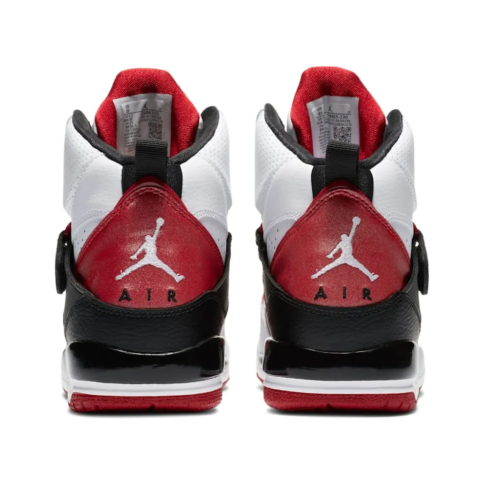 Jordan Flight 45 High “White / Black / Gym Red” (524865-130)
