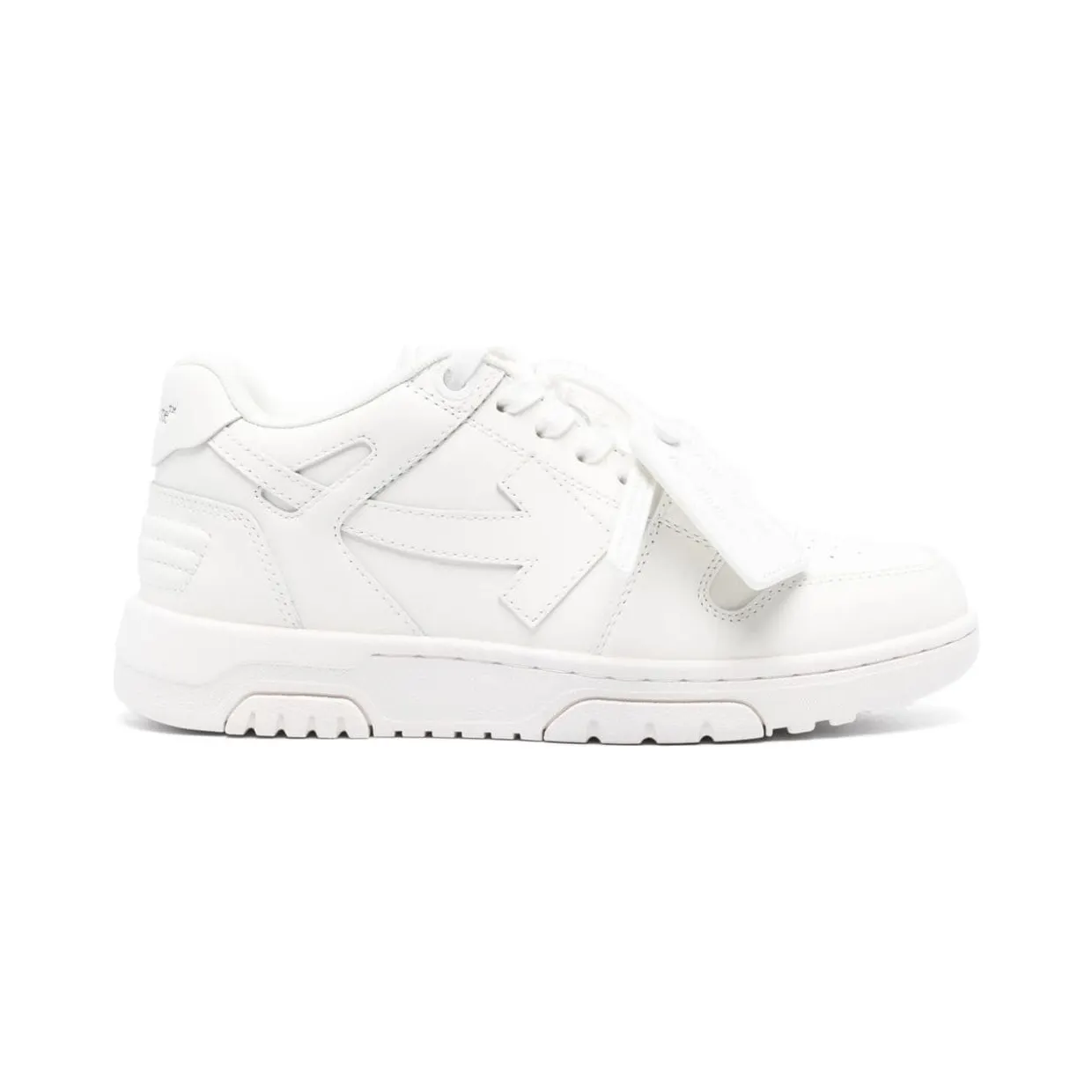 OFF-WHITE Out Of Office OOO Low Tops Triple White