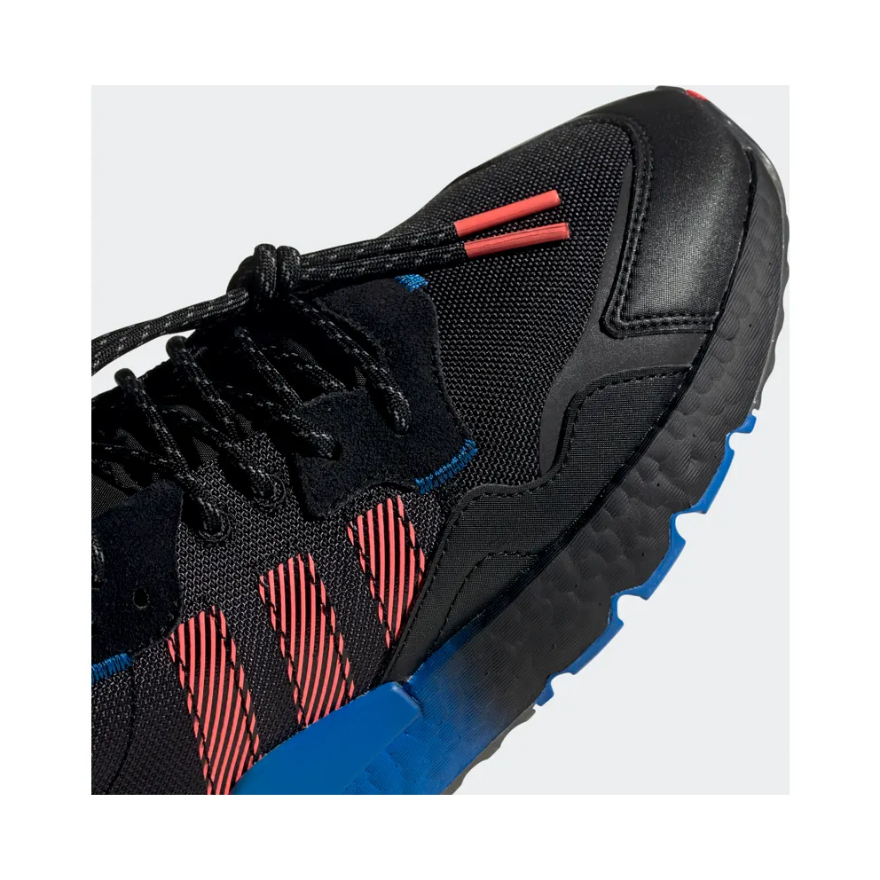 Adidas Nite Jogger ‘Black Flash Red Blue’ Core Black/Trace Grey Metallic/Flash Red (FW4275)