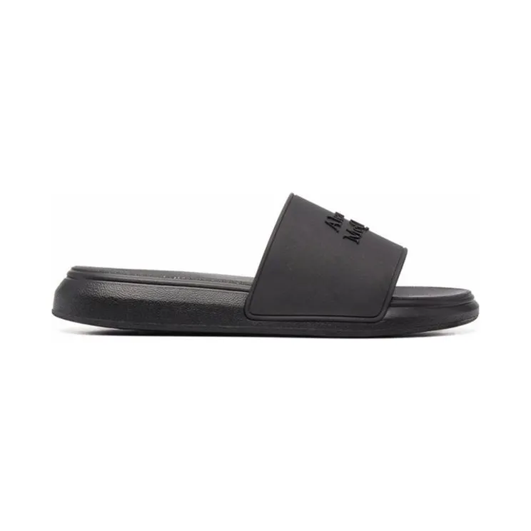 Alexander McQueen Pool Slide Black FW21 (663564W4QS01000)