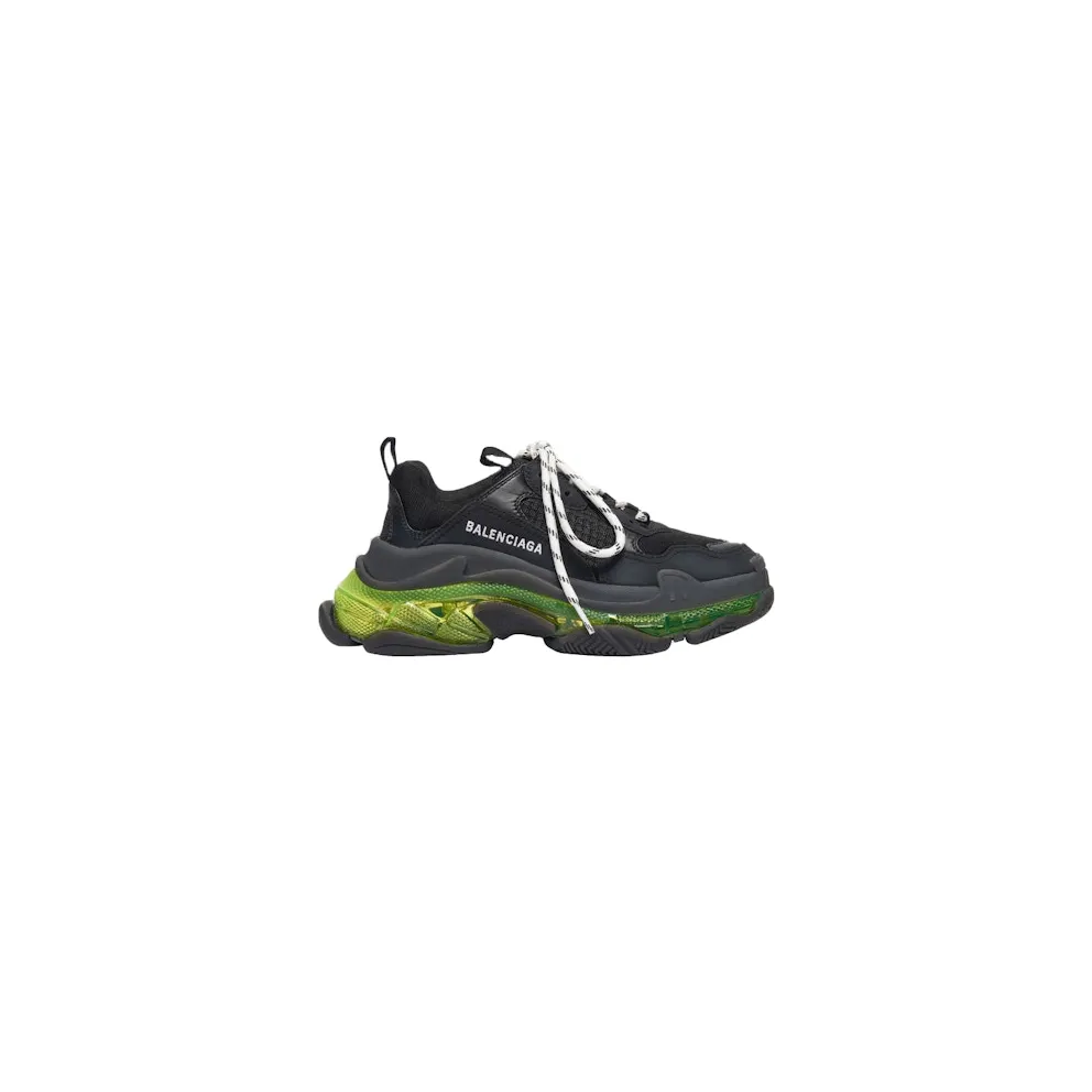 Balenciaga Triple S Black Yellow Fluo (W)