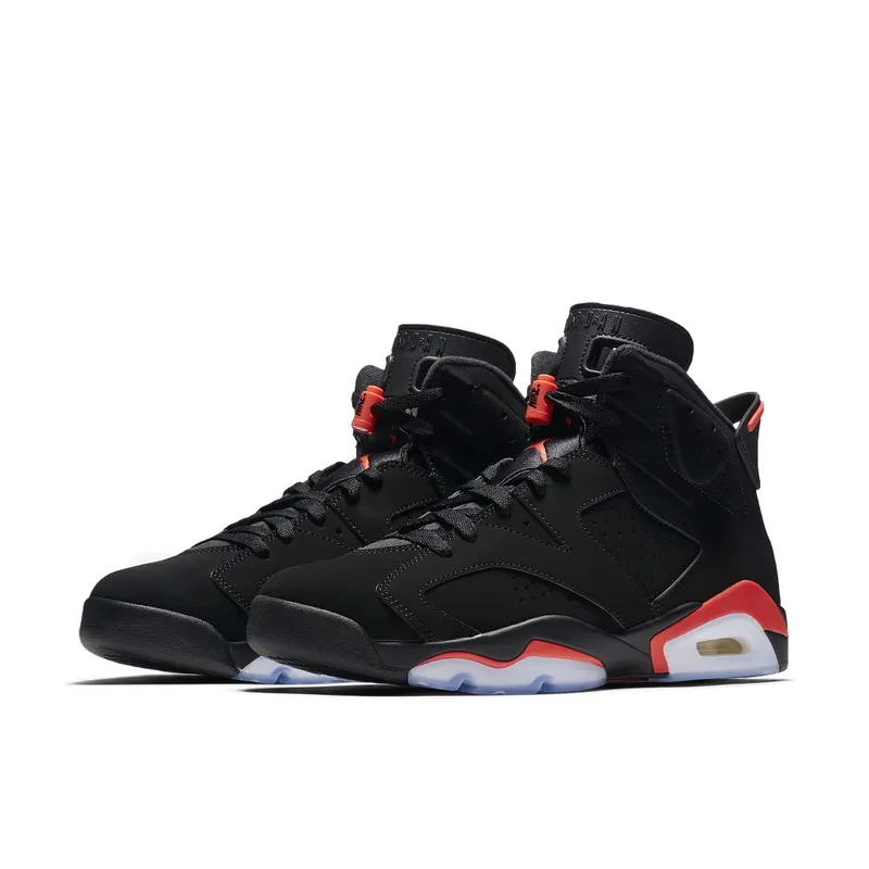 Air Jordan Nike AJ VI 6 OG ‘Infrared’ Black (NIKE AIR) (2019) (384664-060)