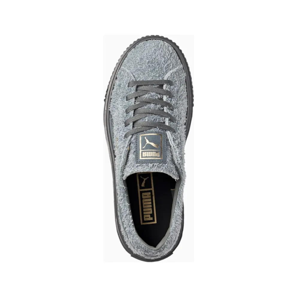 Puma SUEDE PLATFORM ELEMENTAL “GREY/STEEL GREY” (362224-02)