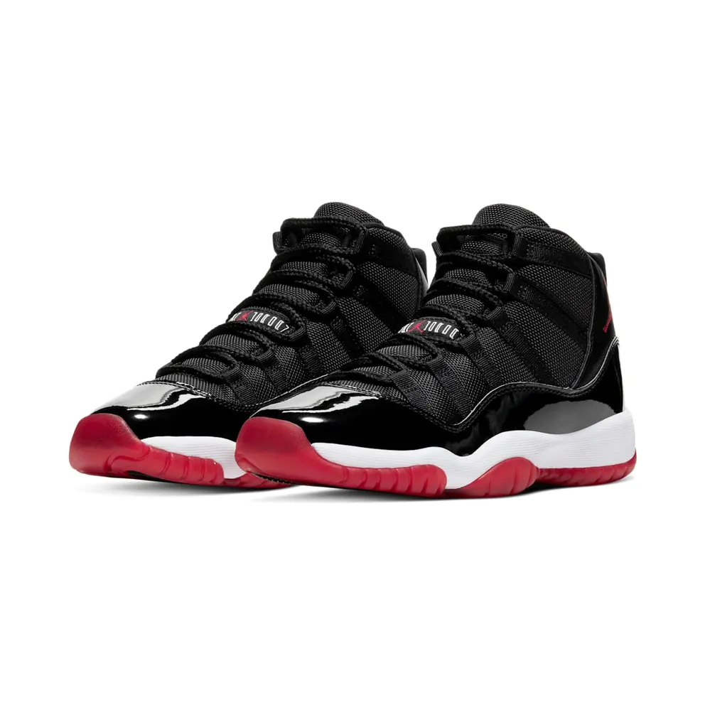 Air Jordan Nike AJ XI 11 Retro ‘Playoffs Bred’ (GS) (2019) (378038-061)