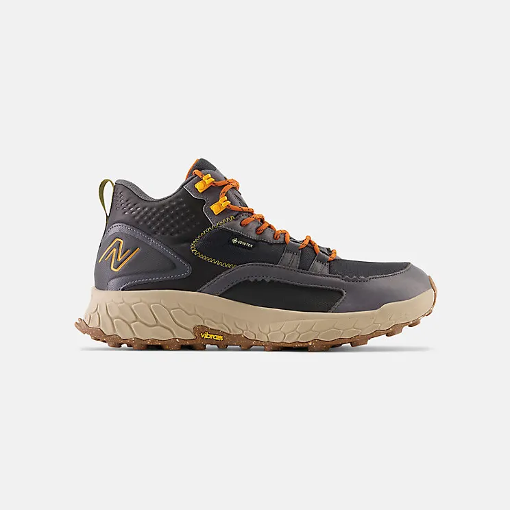 New Balance Fresh Foam X Hierro Mid Gore-Tex Black Magnet Hot Marigold (MTHIMCGE)