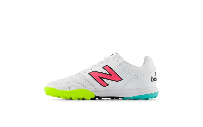 New Balance 442 Pro TF v2 White Hi-Lite Neon Pink (MS41TWH2)