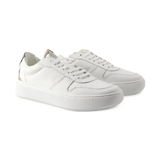 Herno leather panelled “White” (SH001DMSHOE61060)