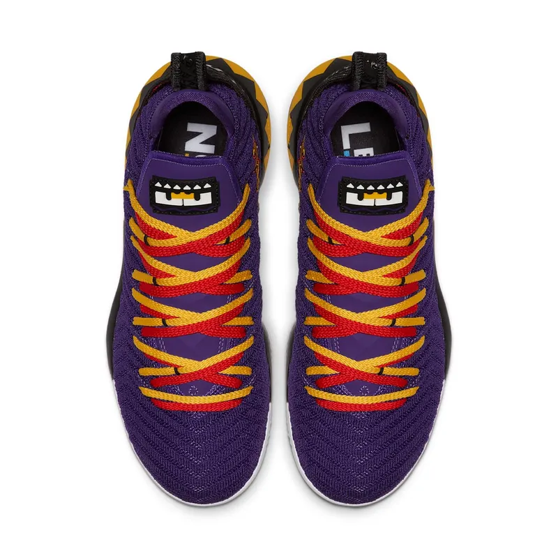 Nike LeBron 16 Martin Court Purple/Tour Yellow-Comet Red (CI1520-500)