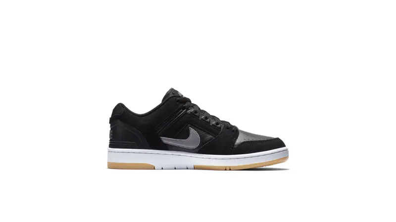 Nike  SB Air Force 2 Low Black Grey Gum Black/White-Gum Light Brown-Gunsmoke (AO0300-001)