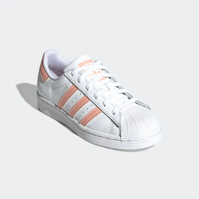 Adidas Superstar Cloud White / Haze Coral / Cloud White (GZ9097)
