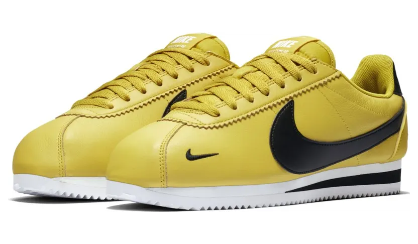 Nike Classic Cortez Premium ‘Bright Citron’ Bright Citron/Black-White (807480-700)