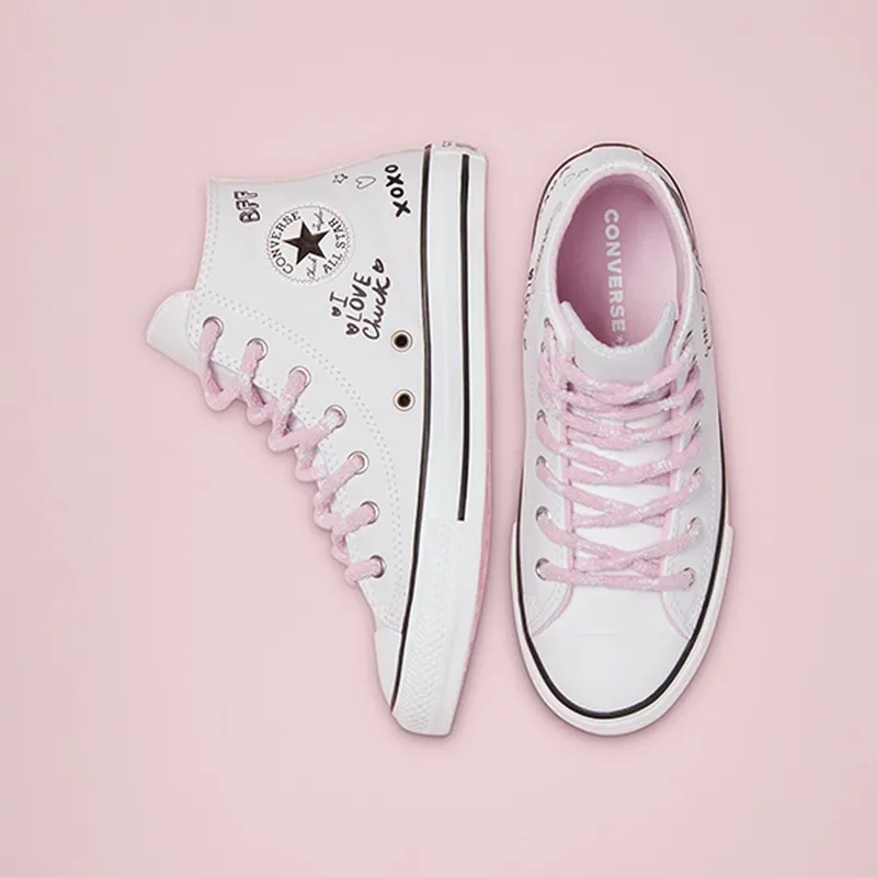 Converse Older Kids’ Notes from BFF Chuck Taylor All Star High Top (669725C)