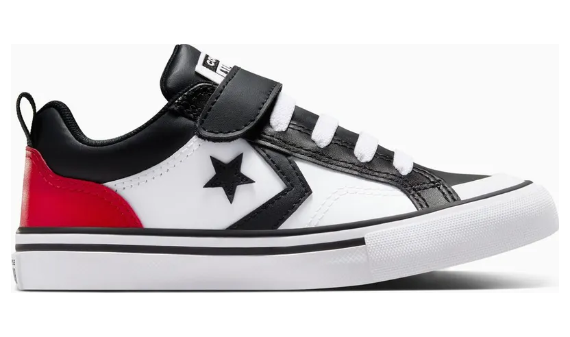 Converse Pro Blaze Strap Leather Easy On Black/Red/White (A10741C)