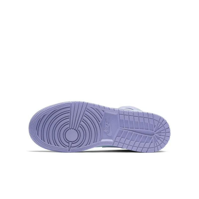 Jordan 1 Mid Purple Aqua (GS) (554725-500)
