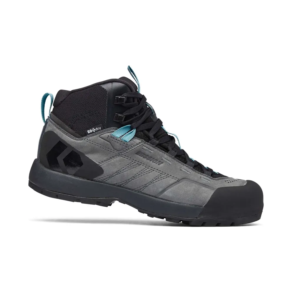 Women's Hiking Shoes Black Diamond Mission LTHR WP Aprch (BD580027-9375)
