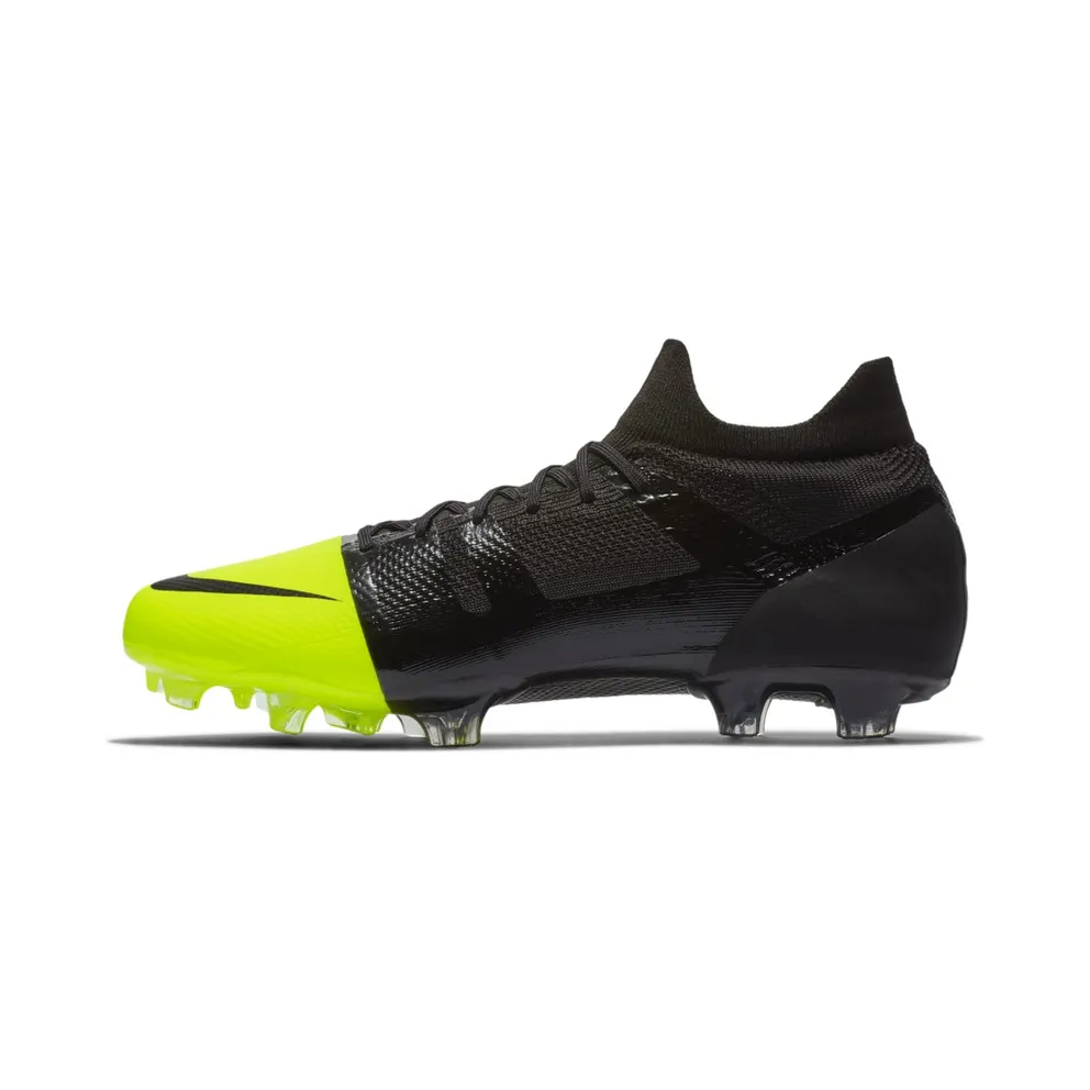 Nike Mercurial GS 360 FG Cleat Black Volt Black/Volt-Metallic Silver (AO2803-007)