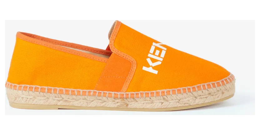KENZO Espadrilles élastiques KENZO Logo en toile (FC52ES186F77)