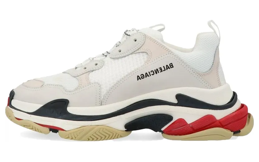 Balenciaga Triple S White Black Red