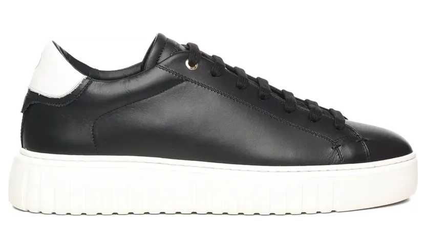 Giuliano Galiano aus Leder “Black” (MARSNAPPABLACKWHIRE)