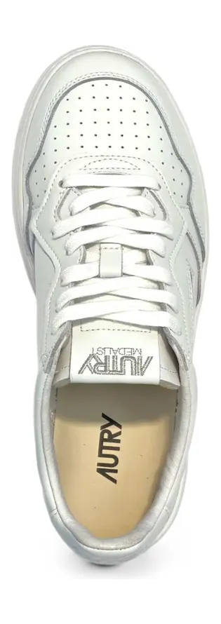 Autry Match Slogan-print “White” (AULW ML08) (2)