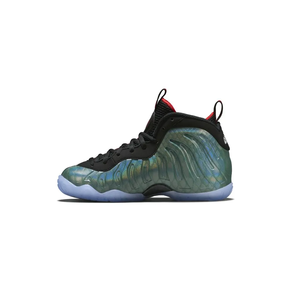 Nike Air Foamposite One Gone Fishing (GS) Dk Emerald/Black-Challenge Red (644791-300)