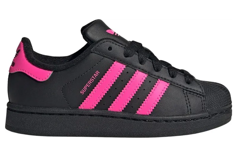 adidas Superstar II Core Black Lucid Pink (JQ0289)