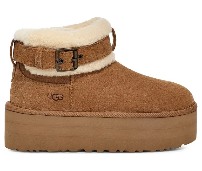 UGG Ultra Mini Belted Roller Boot Chestnut (1144041-CHE)