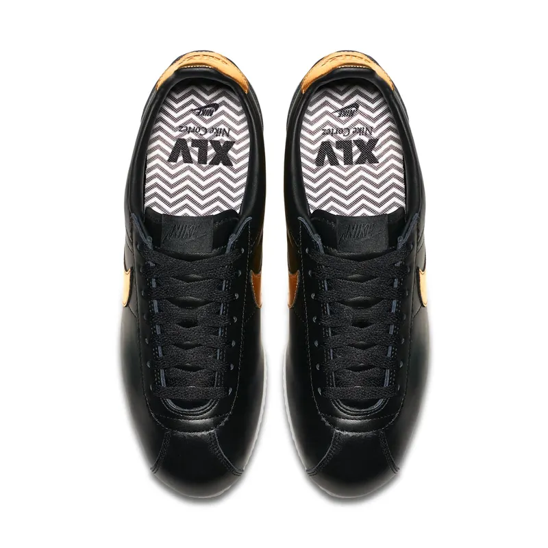 Nike Classic Cortez Black Metallic Gold Black/Metallic Gold-White (902801-002)