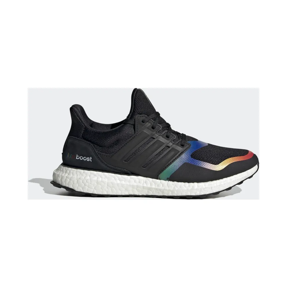 adidas Ultraboost DNA Laufschuh Core Black / Core Black / Red (FV7015)