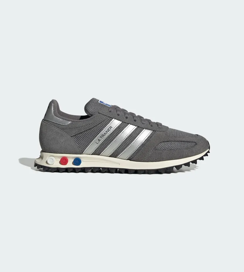 Adidas LA TRAINER OG Shoes Grey Four / Silver Metallic / Off White (KJ4380)