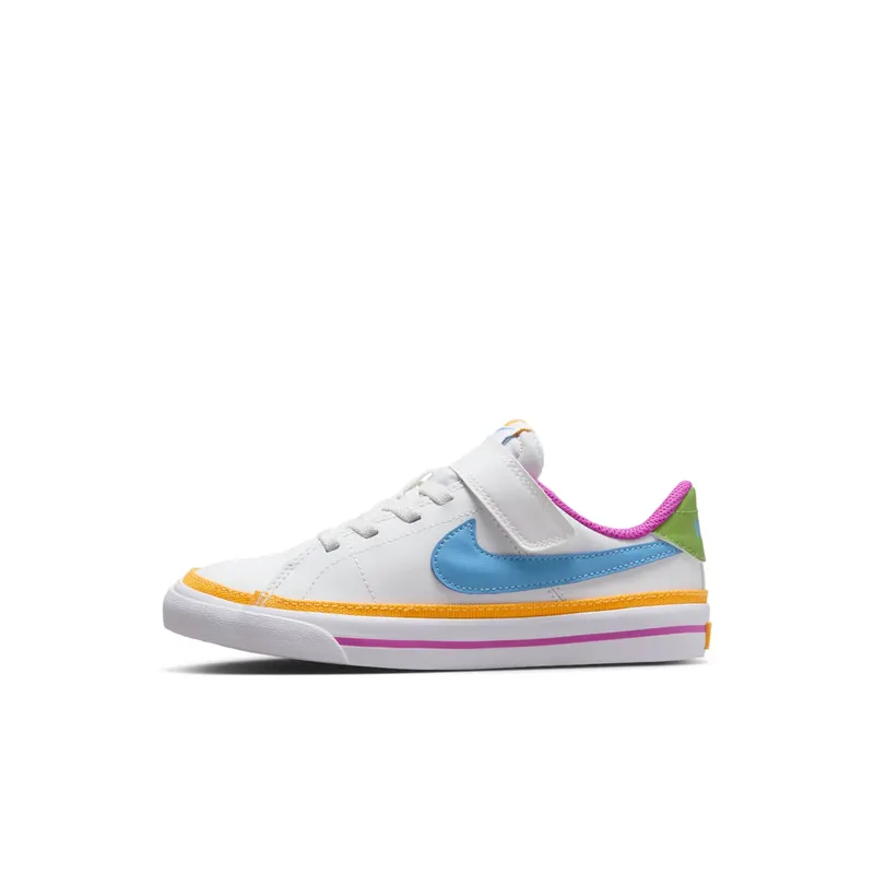 Nike Court Legacy Lift PS “White Multi-Color” (DA5381-123)