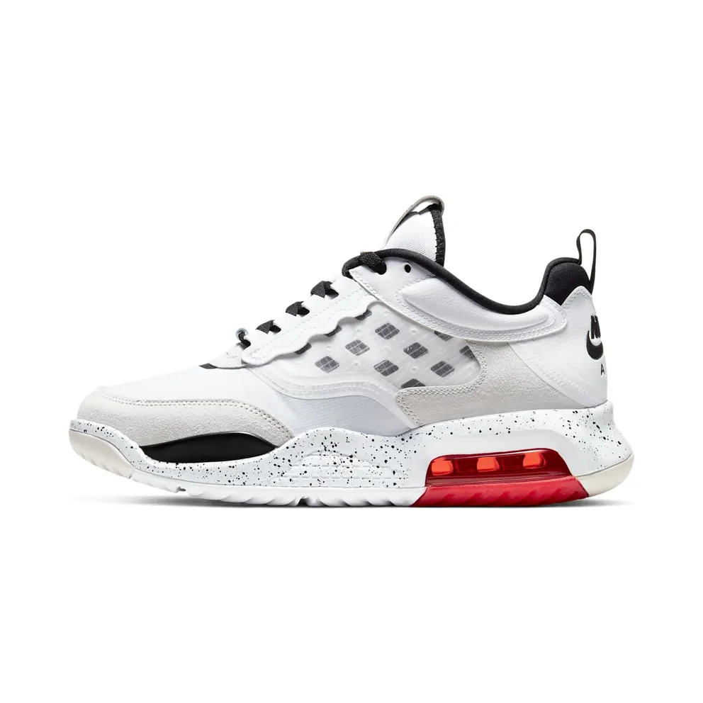 Jordan Air Max 200 White Challenge Red Black White/Challenge Red-Vast Grey-Black (CD6105-100)