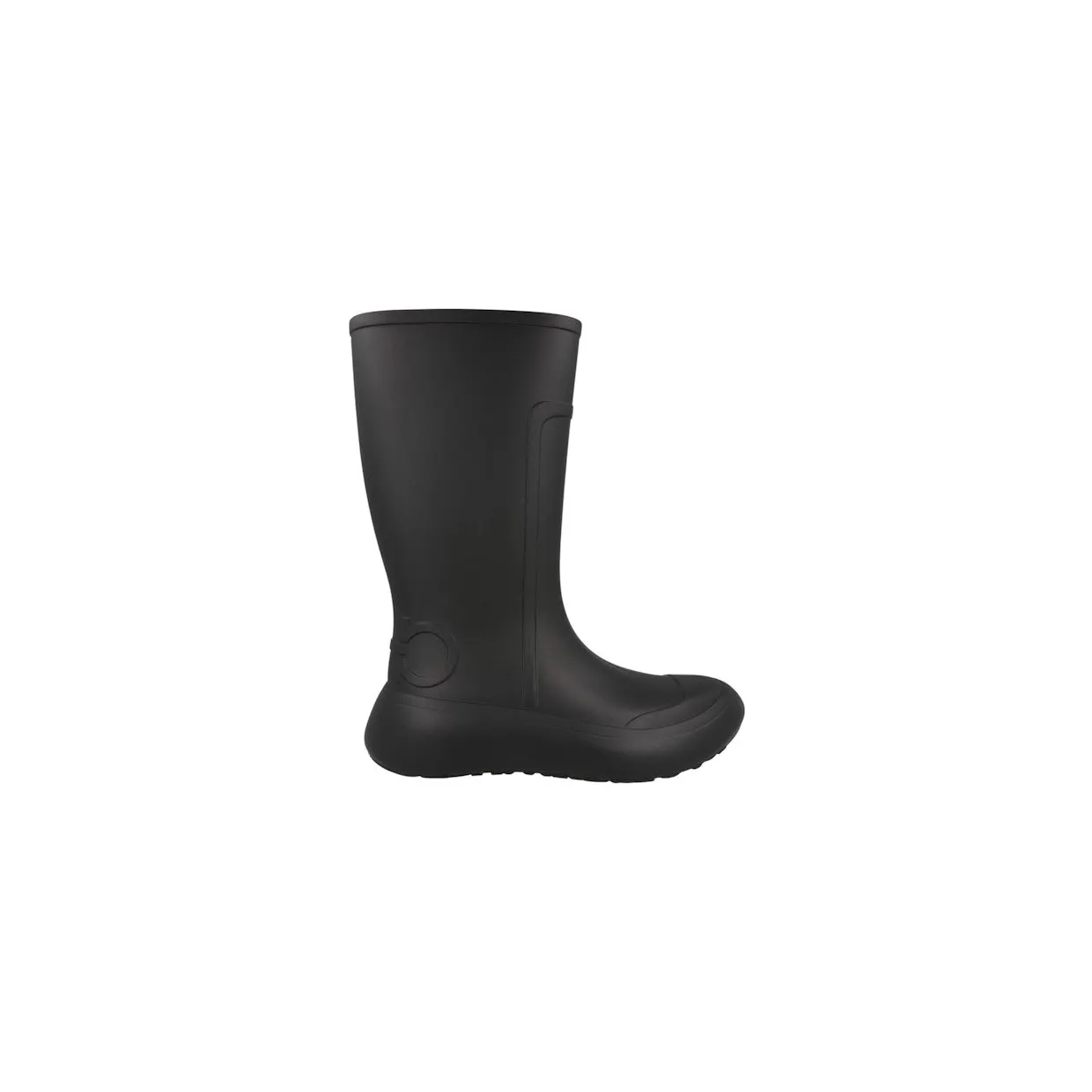 Ferragamo Gancini Logo Rain Boots Black (01D315-999038-M)