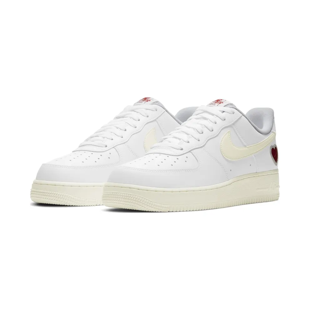 Nike Air Force 1 Low Valentines Day (2021) White/Cream/Red (DD7117-100)
