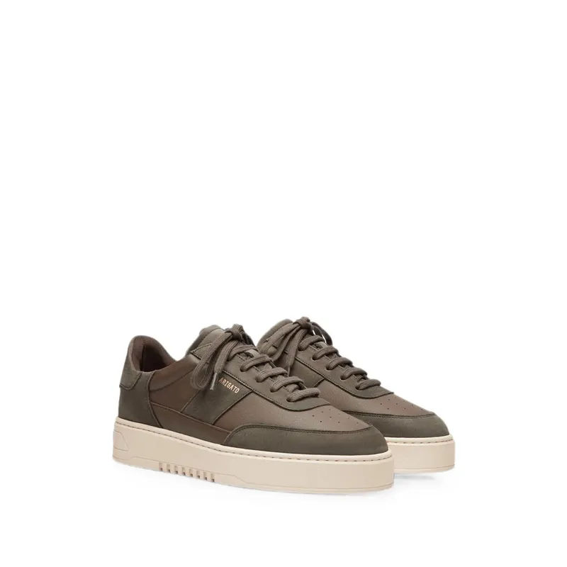 Axel Arigato Orbit Panelled Leather “Brown/Green” (F4042002)