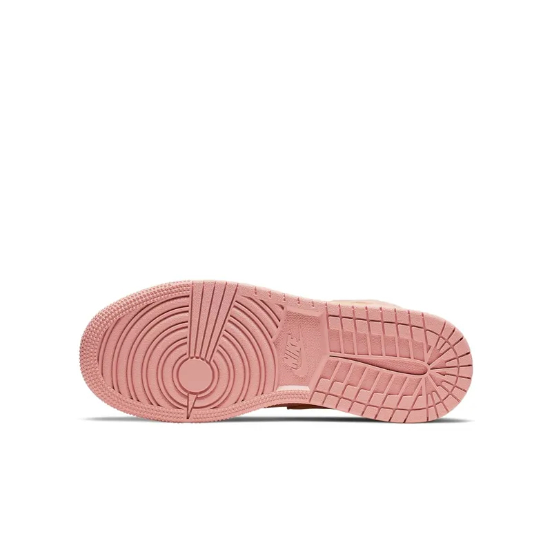 Jordan 1 Mid Coral Gold (GS) Coral Stardust/Club Gold-Coral Stardust (BQ6931-600)