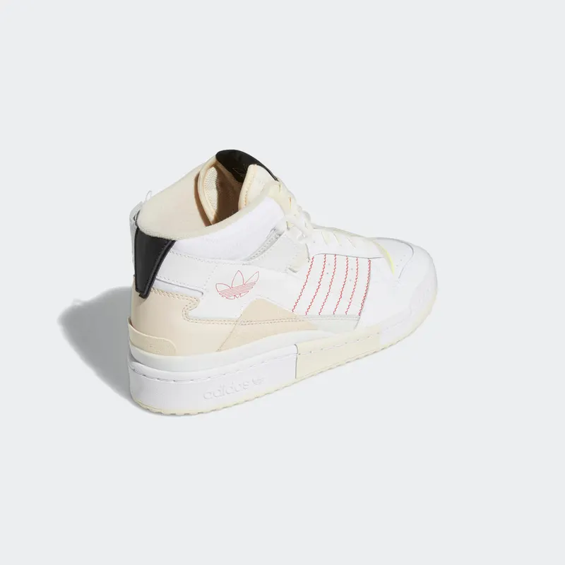 Adidas Forum Exhibit Mid Cloud White / Core Black / Vivid Red (GZ0946)