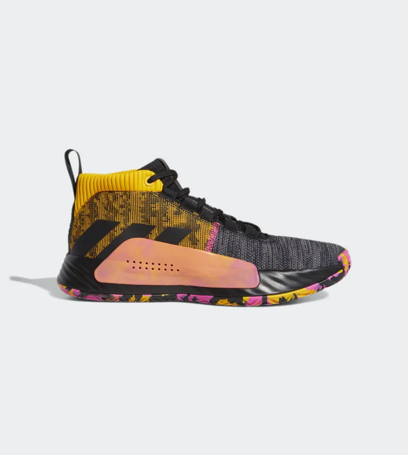 Adidas Dame 5 ‘Core Black Shock Pink’ Core Black/Active Gold/Shock Pink (EF9367)
