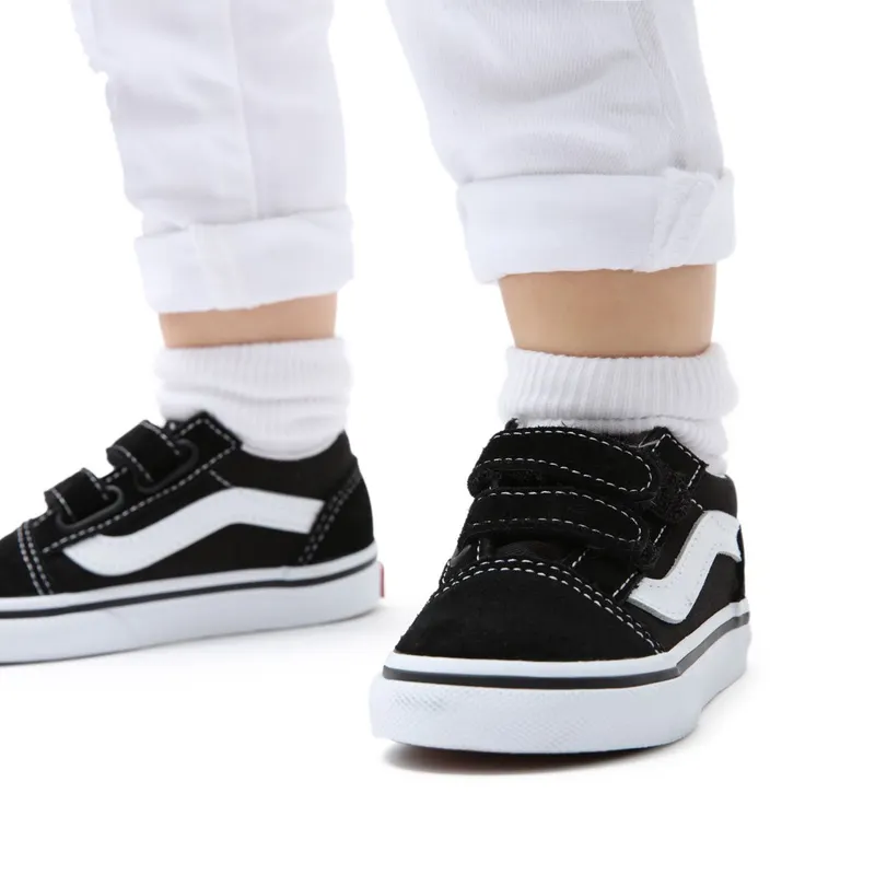 Vans Old Skool V Black White (TD) Black/White (VN000D3YBLK)