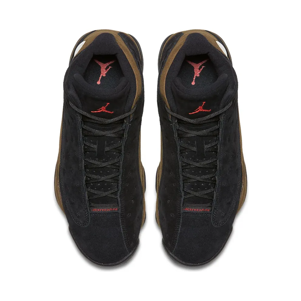 Jordan 13 Retro Olive Black/True Red-Light Olive (414571-006)