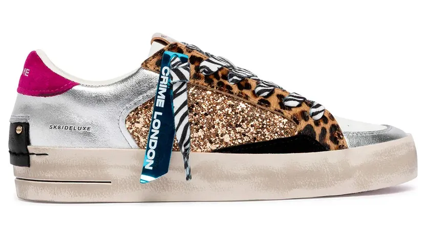 Crime London – Sk8 Deluxe Electric Safari – Dames – Schoenen – Veelkleurig (23107AA9)