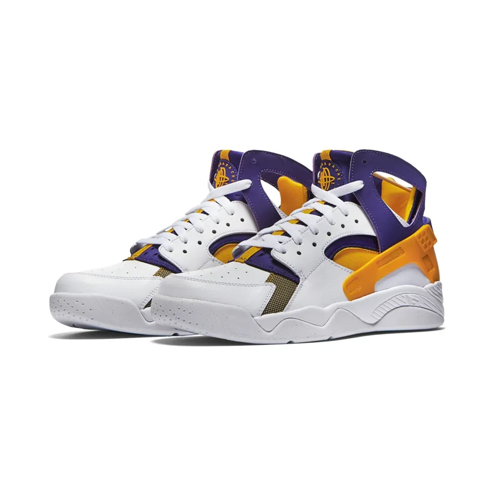 Nike Air Flight Huarache Lakers White/University Gold-Court Purple (705005-101)