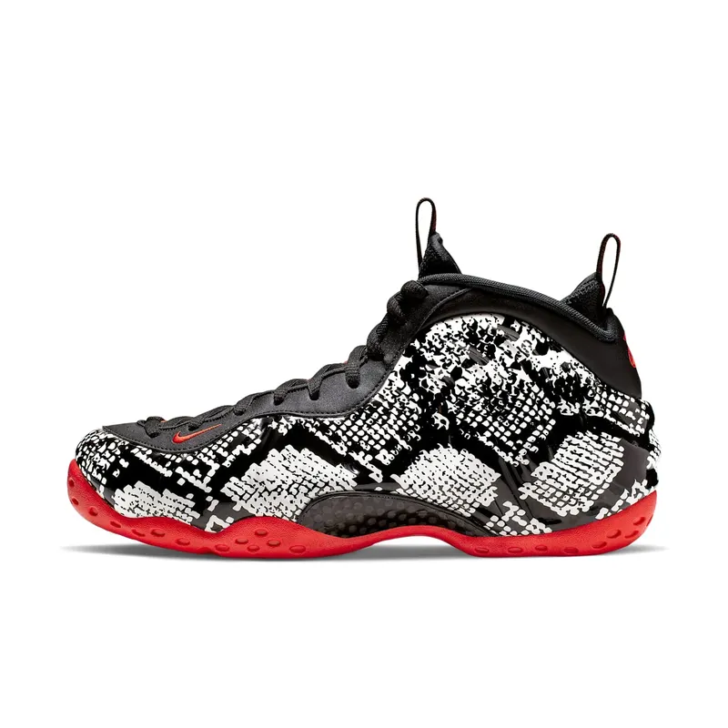 Nike Air Foamposite One Albino Snakeskin Sail/Habanero Red-Black (314996-101)